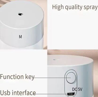 CROWN Ultrasonic Air Humidifier & Mini Aromatherapy Diffuser
