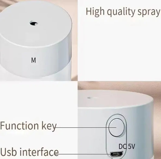 CROWN Ultrasonic Air Humidifier & Mini Aromatherapy Diffuser