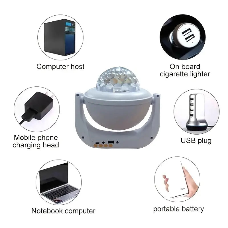 CROWN Disco Light with Remote