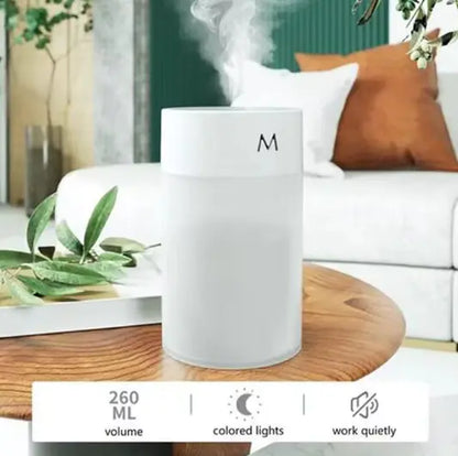 CROWN Ultrasonic Air Humidifier & Mini Aromatherapy Diffuser