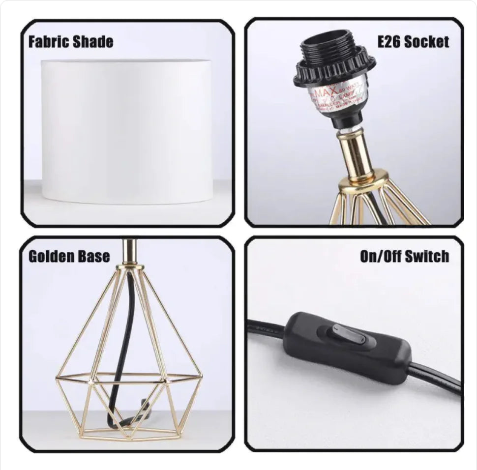 CROWN Crystal Diamond Table Lamp