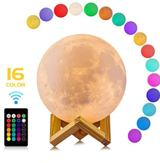 CROWN 3D Moon Table Lamp
